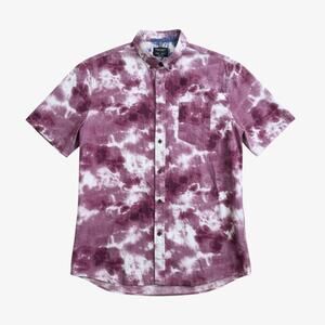 Sunrise Kingdom Vintage Design Short Sleeve Tie Dye Shirt Men’s Size XL, Purple